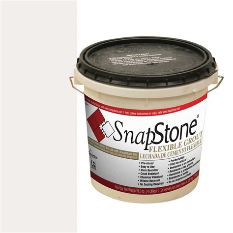 SnapStone 9-lb Antique White Premixed Grout at Lowes.com