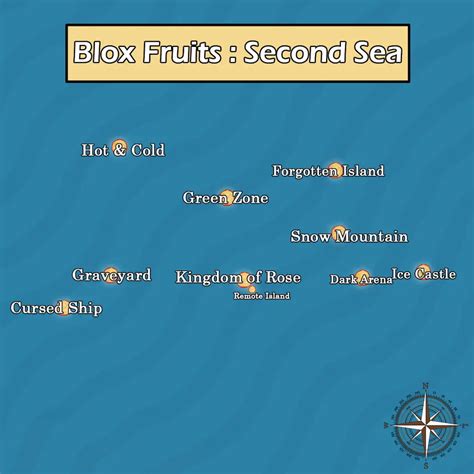 Blox Fruits Map - All Islands, Locations, & Level Requirements - Pro ...