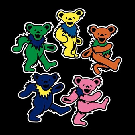 Dancing grateful dead bears - verebar