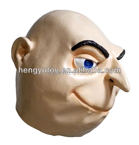 Realistic Fancy Dress Deluxe Latex Gru Mask for Halloween Party Dress ...