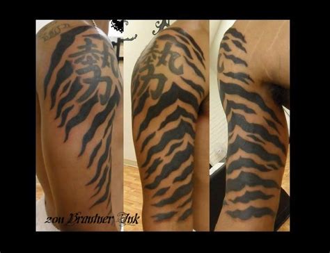 Tiger Stripe Tattoo Sleeve