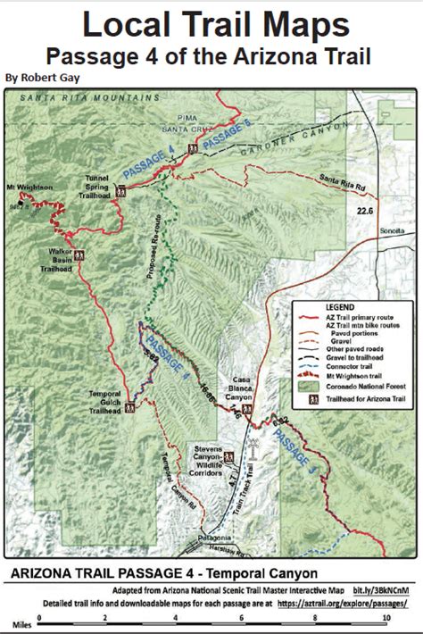 Local Trail Maps: Passage 4 of the Arizona Trail - Patagonia Regional Times