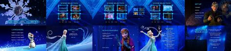 Frozen DVD Menus by dakotaatokad on DeviantArt