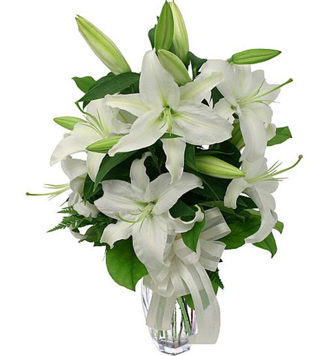 White Lilies #LI9AA • Canada Flowers