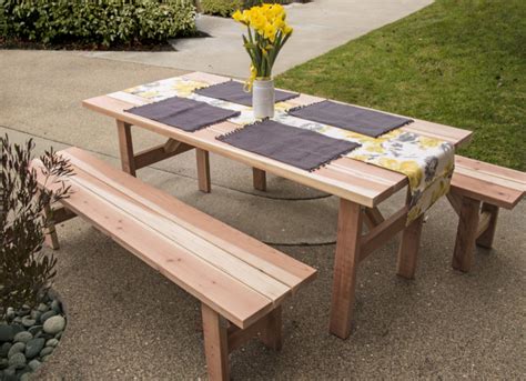 DIY Picnic Table and Benches - DIY Done Right