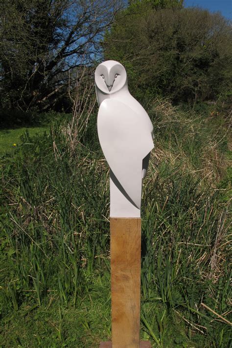 Barn Owl Landed by Paul Harvey - £1650 - Cotswold Sculpture Park Ltd