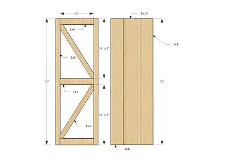 Sliding Barn Door Plans | Sliding Doors