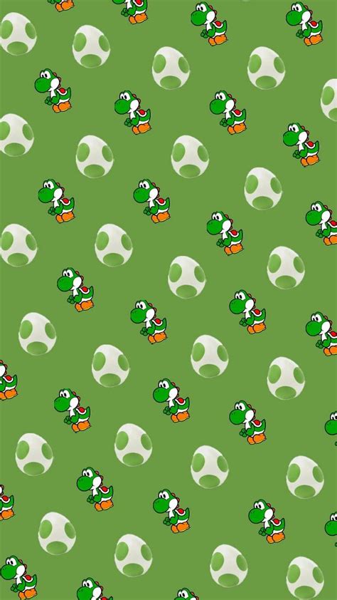 Yoshi Print Wallpaper - Download for Free