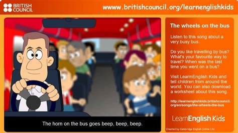 Wheels on the bus | Nursery Rhymes | Learn English Kids | British ...