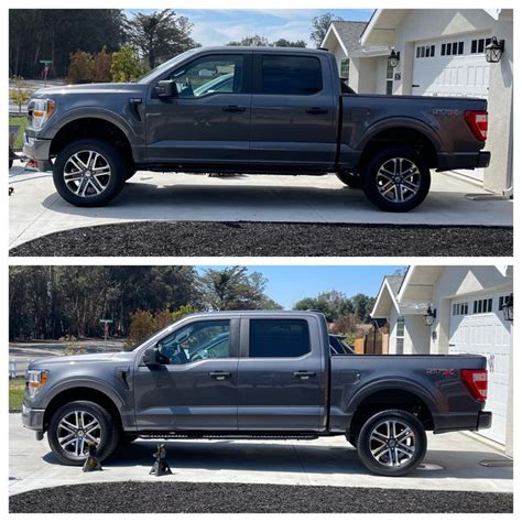 2021 F150 before and after 3” lift | F150, Vehicles, Ford