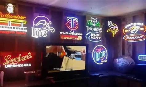 Neon signs for Man Cave Personalized neon signs for guys room