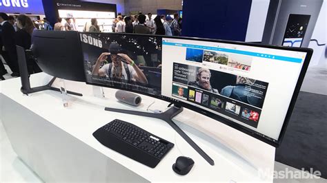 Samsung's huge 49-inch ultra-wide monitor is too unreal for words ...