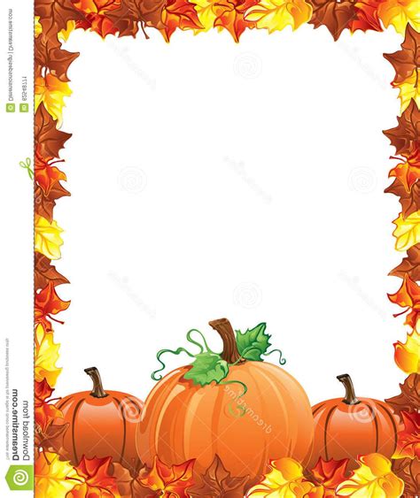 Fall Pumpkin Border | Free download on ClipArtMag