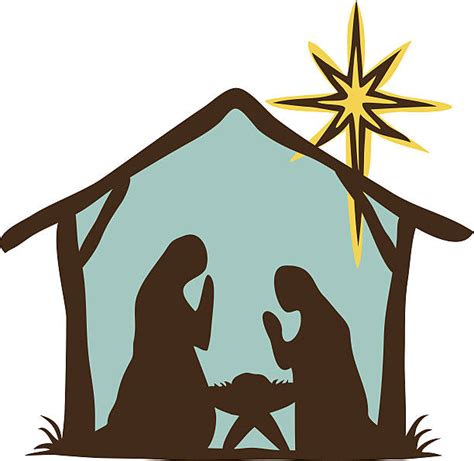 Nativity Silhouette Clip Art, Vector Images & Illustrations - iStock