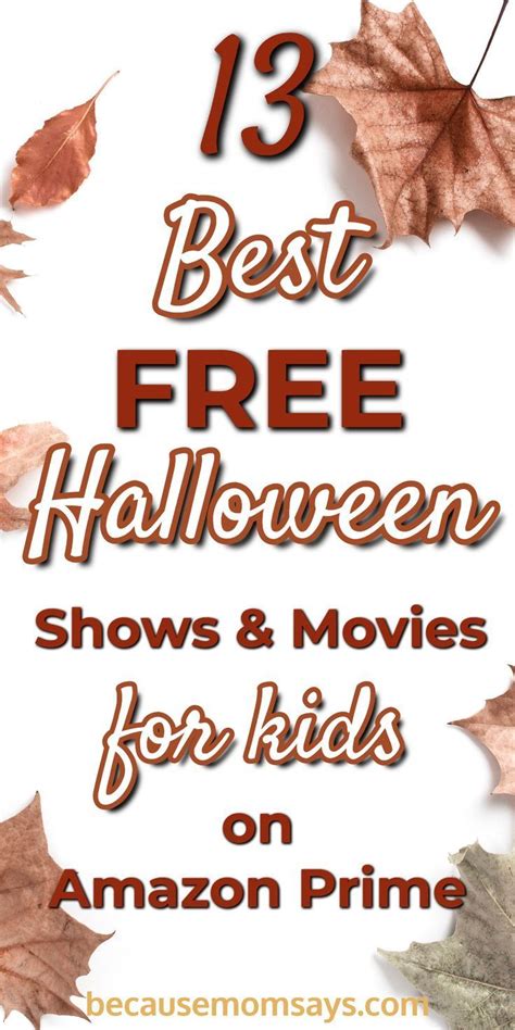 13 best free halloween movies and shows for kids on amazon prime – Artofit