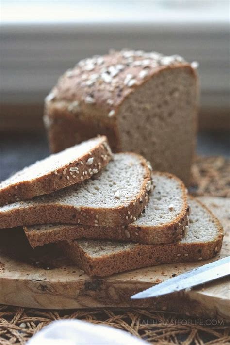 A healthy recipe for buckwheat bread made with buckwheat flour and a ...