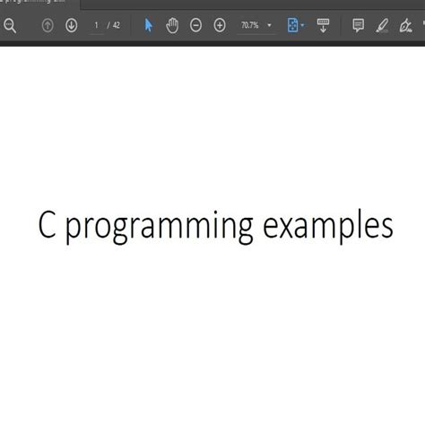 C Programming examples • Teacha!