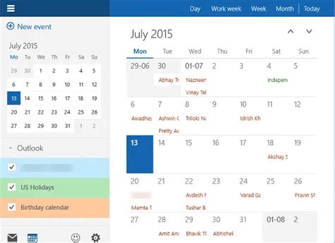 How to use the Windows 10 Calendar App