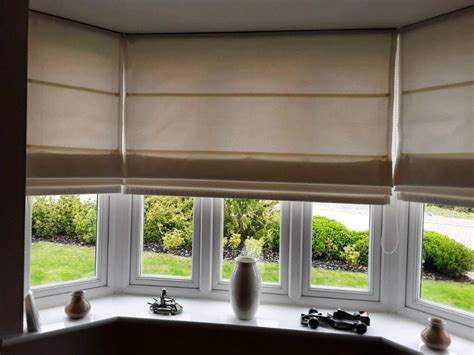 2 Custom Made Bay Window Roman Blinds | in Norwich, Norfolk | Gumtree