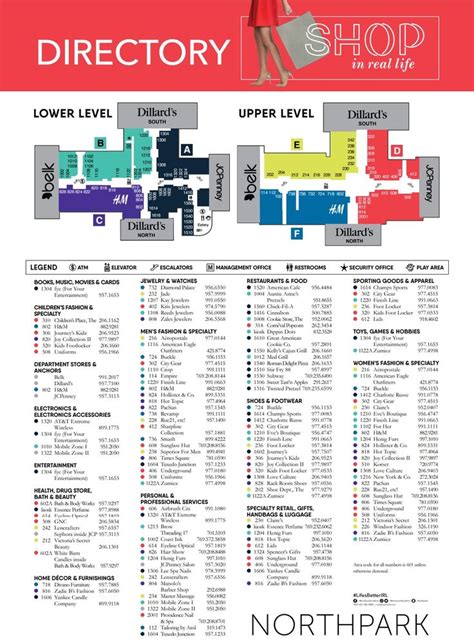 Northpark Mall Store Map - Brenda Tatiania