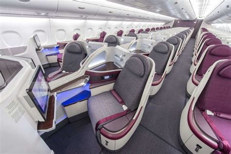 PICTURE: Qatar Airways reveals its A380 cabin | Business class flight ...