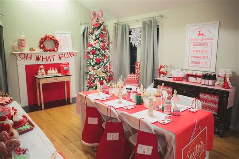 Santa’s Workshop Party Ideas | The Homespun Hostess