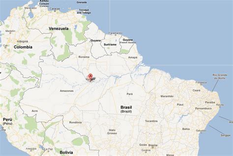 Manaus Map - Brazil