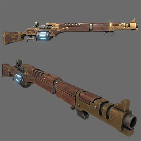 ArtStation - galvanic rifle