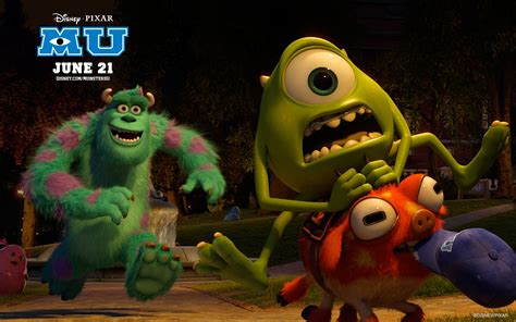 Sulley & Mike In Monsters University - Mystery Wallpaper