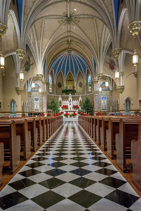 Saint Andrew's Catholic Church interior view #1 Photograph by Joseph ...