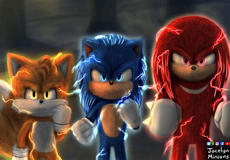 Sonic Tails Y Knuckles Movie by JocelynMinions on DeviantArt