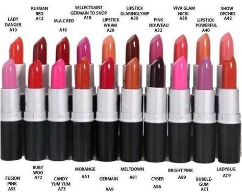 Mac lipstick shades all - afopm