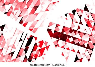 Abstract Red Color Square Pattern Style Stock Illustration 500387830 ...