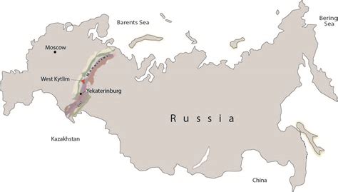 Russia Map With Rivers And Mountains