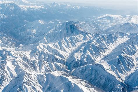 Aerial view of Himalayas stock image. Image of panorama - 64116183