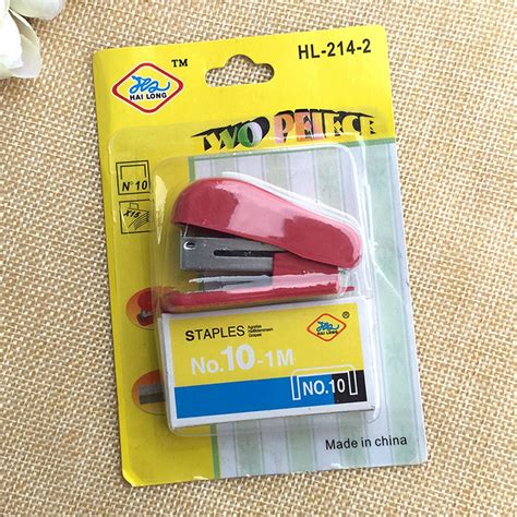 FangNymph Mini Stapler Kawaii Super Mini Small Stapler Staples Set ...