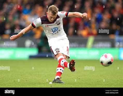 Southampton's James Ward-Prowse takes a free-kick during the Premier ...