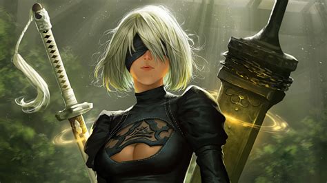 2B NieR Automata Fan Art, HD Games, 4k Wallpapers, Images, Backgrounds ...