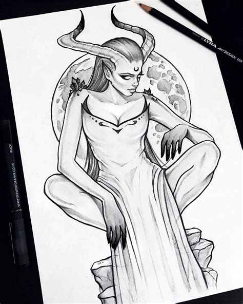 Finally my artwork for #demonjune 😅 Original sketch is available in my ...