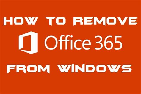 How to Remove Office 365 From Windows 10 PC/Laptops - Top 2 Methods ...