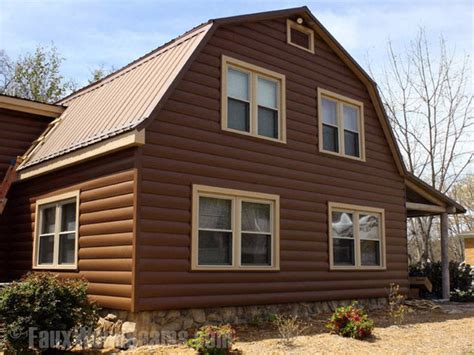 Vinyl Log Siding - Rustic - Exterior - New York - by FauxWoodBeams