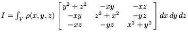 Moment of Inertia--Sphere -- from Eric Weisstein's World of Physics