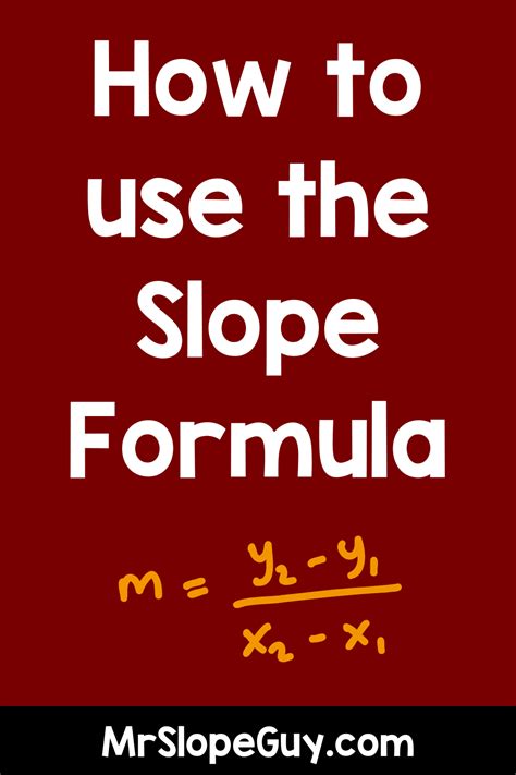 Mastering the Slope Formula: Essential Tips for Middle School Math ...