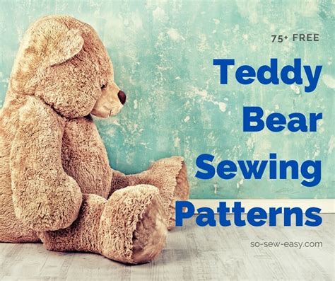 31+ teddy bear free sewing pattern - KiannaCuillan