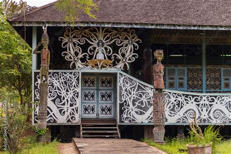 Dayak Experience Center Kutai Kartanegara, a Dayak tribal house with ...