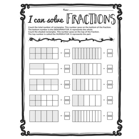 Fraction Worksheets - Only Passionate Curiosity