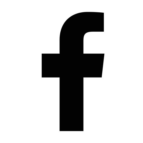 Facebook Logo Black And White Vector at GetDrawings | Free download