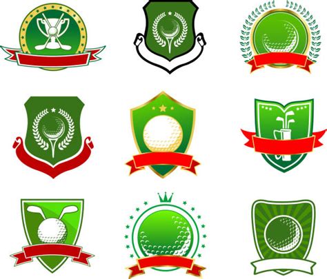 Golf Crest Illustrations, Royalty-Free Vector Graphics & Clip Art - iStock