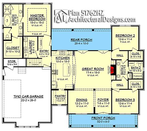 Modern Farmhouse Floor Plans 4 Bedroom | Floor Roma