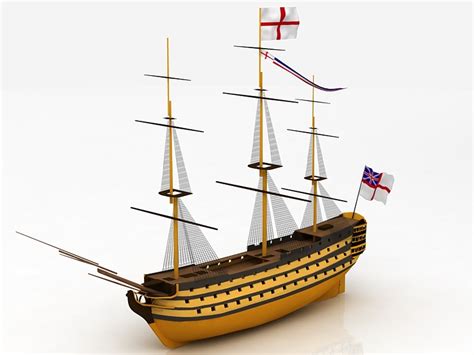 HMS Victory Flagship 3D - TurboSquid 1786470